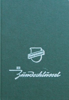 Rheinpreussen "Der Zuendschluessel" Gasstation-Magazine complet vintage 1965 binding (6172)